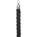 CORDONE INTRECCIATO 150cm NERO per COLONNINA SEGNAPERCORSO Secur