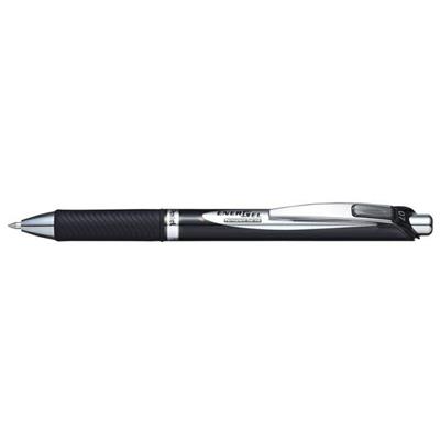 Penna roller pentel energel PERMANENT click 0.7 nero resist. acq