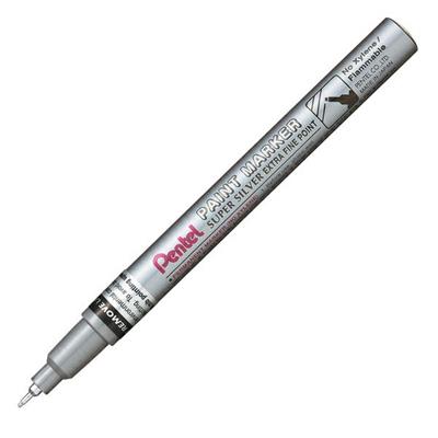 Marcatore pentel paint a vernice 0.7 argento extra fine point