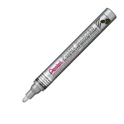 Marcatore pentel paint a vernice 2.5 argento medium point