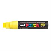 Marcatore uni posca ad acqua p.scalpello 15mm giallo