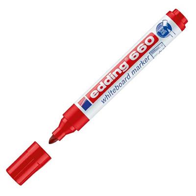 MARCATORE ROSSO PER LAVAGNE BIANCHE EDDING 660 TRATTO 1,5 - 3,00
