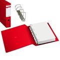 Raccoglitore 4 anelli 25mm stelvio f25 a4 4d colore rosso