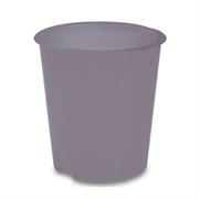 Cestino gettacarte trasparente grigio fume 16lt