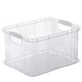 Contenitore con maniglie in PPL A4 39X29X21.5cm 17,5 lt