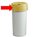 Coperchio per cestino Modo Round Rotho giallo 38x15cm