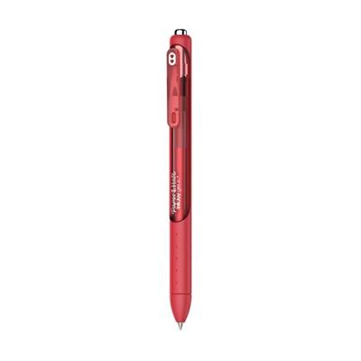 Penna sfera paper mate inkjoy GEL roller rosso M 0.7 a scatto