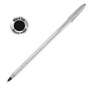 Penna sfera bic cristal Shine Silver colore nero