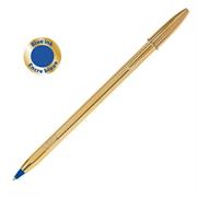 Penna sfera bic cristal Gold colore blu