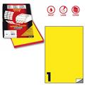 Etichetta adesiva C/503 giallo fluo 100fg A4 210x297mm (1et/fg)