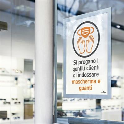 DURAFRAME Sun A4 21x29,7cm argento DURABLE