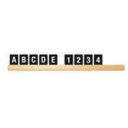 Kit Mensola portamessaggi Nero + 169 tessere Letter Board Securi