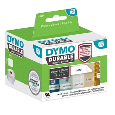 ETICHETTE DURABLE INDUSTRIAL DIM. 25X25MM 850X2 RT MULTIUSO 1933