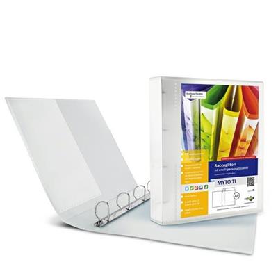 Raccoglitore MYTO TI 17 A4 4D 22x30cm neutro personalizzabile SE