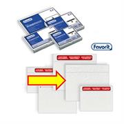 Busta adesiva spediz.FAVORIT 24x18 neutra ap.lato lungo cf.1000