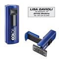 Timbro Pocket Stamp Plus 20 14x38mm 4righe autoinchiostrante blu