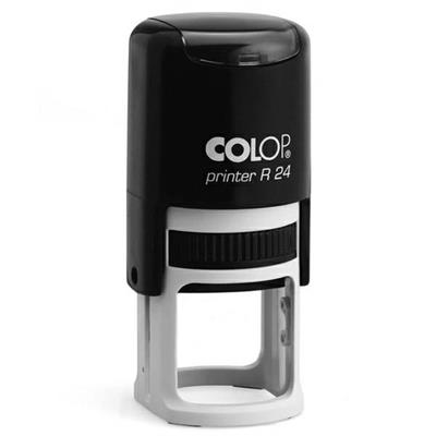 Timbro autoinchiostrante printer r24 colop rotondo diam.24