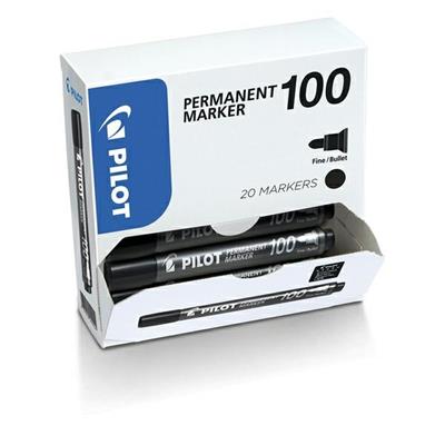 BONUS PACK 15+5 MARCATORE PERMANENTE 100 NERO P.TONDA 4.5MM PILO