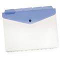 5 BUSTE PP CON BOTTONE E FORATURA UNIVERSALE F.TO A4 CON SEPARAT