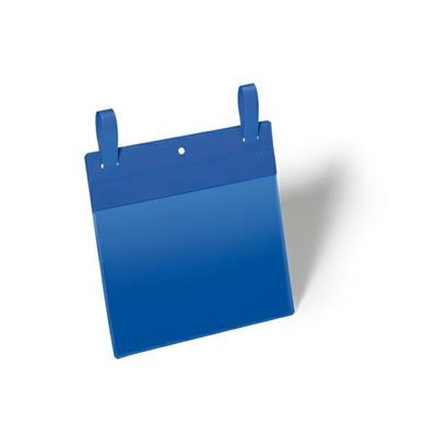 Buste identificazione c/fascette A5-ORIZ. Durable 174907 blu 50p