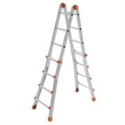SCALA TELESCOPICA ALLUMINIO 8+8 GRADINI Squadra