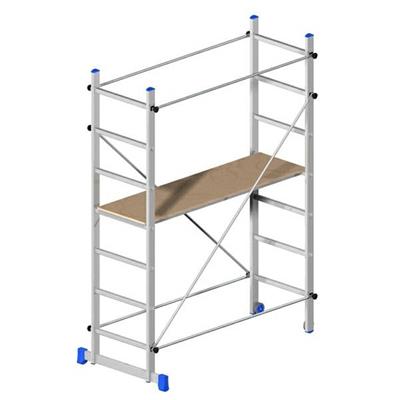 TRABATTELLO in ALLUMINIO 158x80cm - H210cm Superminio