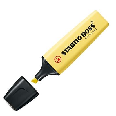 Evidenziatore stabilo boss ORIGINAL PASTEL giallo banana