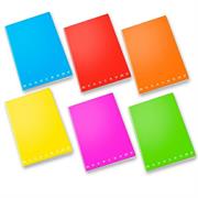 Maxiquaderno A4 80gr 40+2fg 1 rigo Fluo Monocromo Pigna