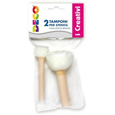 Blister 2 tamponi in spugna per stencil art.06830 CWR