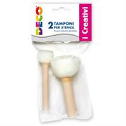 Blister 2 tamponi in spugna per stencil art.06830 CWR