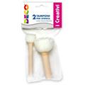 Blister 2 tamponi in spugna per stencil art.06830 CWR