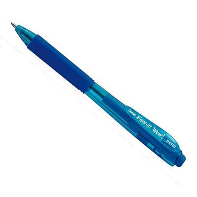 Penna sfera scatto pentel feel-it Wow! 1.0 blu