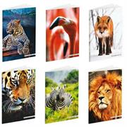 Maxiquaderno A4 36fg+2 100gr 1rigo c/margine WILD Be More Specia