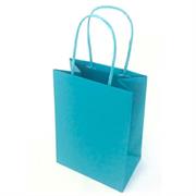 Shoppers carta kraft 36x12x41cm twisted turchese cf.25
