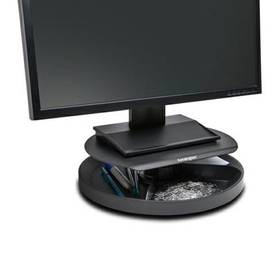 Supporto monitor Spin2 con portacessori - nero - monitor max 18k