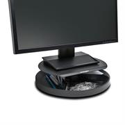 Supporto monitor Spin2 con portacessori - nero - monitor max 18k