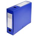 Scatola archivio box con bottone blu f.to 25x33cm D 80mm Exacomp