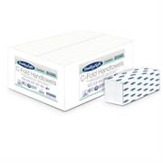 Pacco da 153 asciugamani piegati a C goffrato micro Comfort Bulk