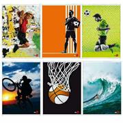 Maxiquaderno A4 40fg+2 80gr 5mm c/margine Sport 2020 BM