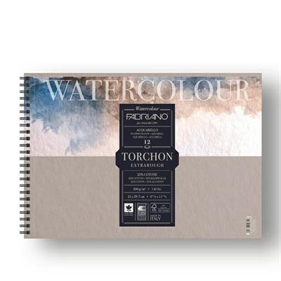 Blocco spiralato 21x29.7cm 12fg 300gr Watercolour Torchon Fabria