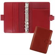Organiser Metropol Personal f.to 188x135x38mm rosso similpelle F