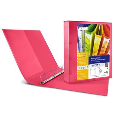 Raccoglitore MYTO TI 30 A4 4D 22x30cm rosso personalizzabile SEI