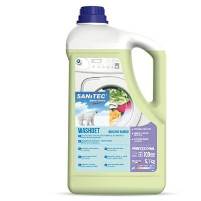 Detersivo liquido lavatrice Orchidea e Muschio 5Lt Sanitec