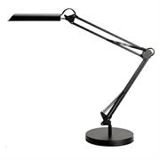 Lampada da tavolo Swingo Led 11W Nero con base e morsetto Unilux