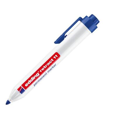 Marcatore Edding 11 Retract BLU a scatto punta tonda 1,5/3mm
