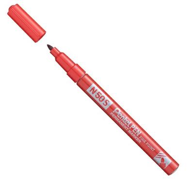 Marcatore Pentel Pen N50 S p.tonda 3.18 rosso