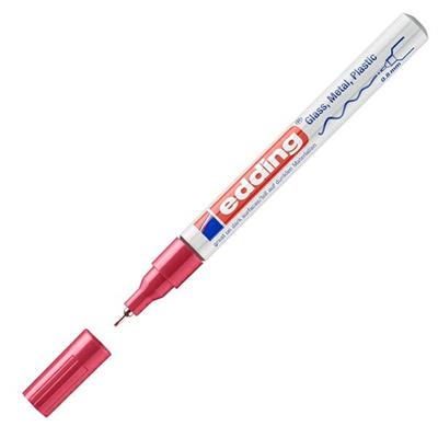 Marcatore 780 punta extra fine vernice rosso Edding