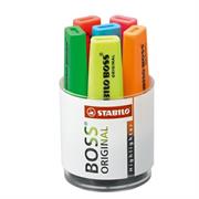 Cilindro 6 evidenziatori Boss 70 Stabilo