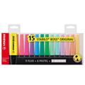 Astuccio 15 stabilo boss evidenziatori original set scrivania