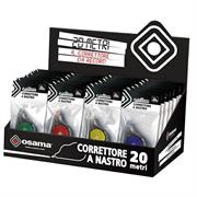 Correttore a nastro 20 Metri 5mmx20mt involucro blu Osama